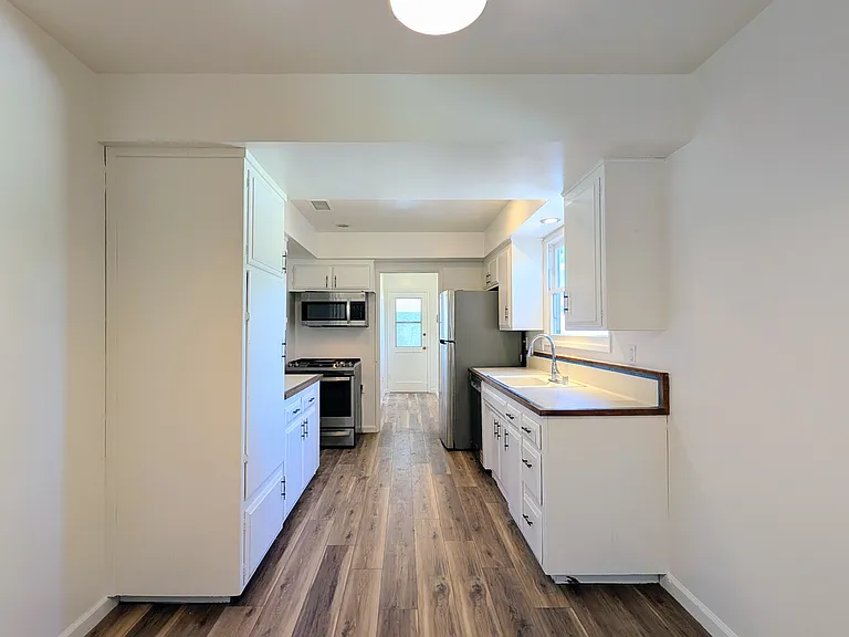 Kitchen view from dining area