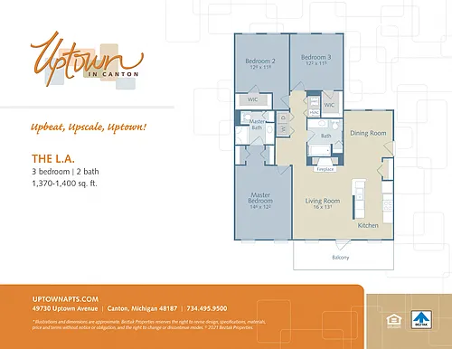 Floor plan The L.A.