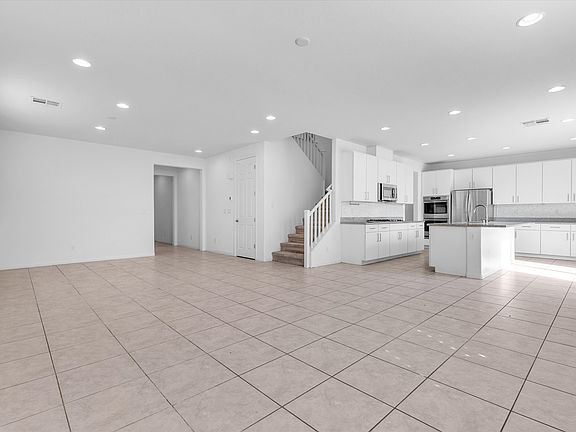 open-format great room & kitchen