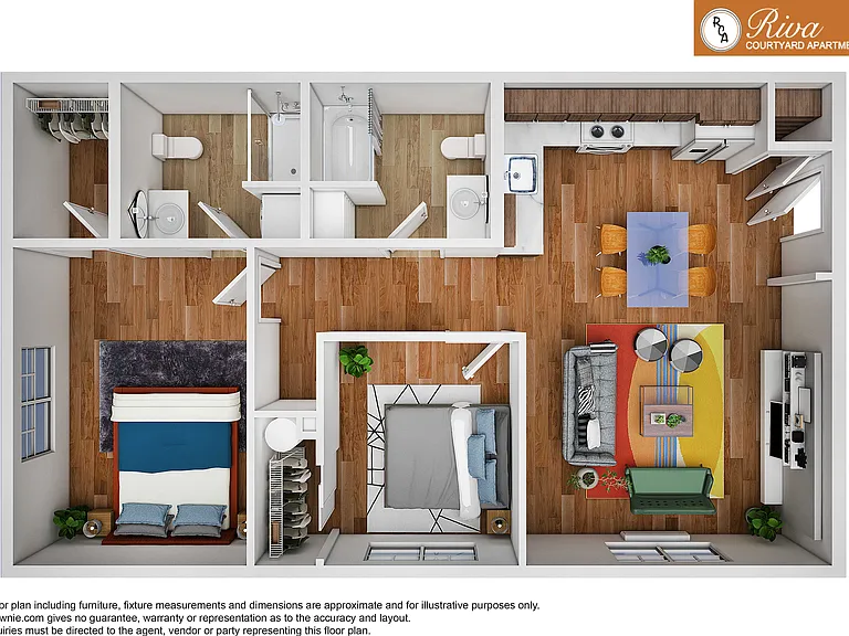 Riva Courtyard Apartments — Photo 24