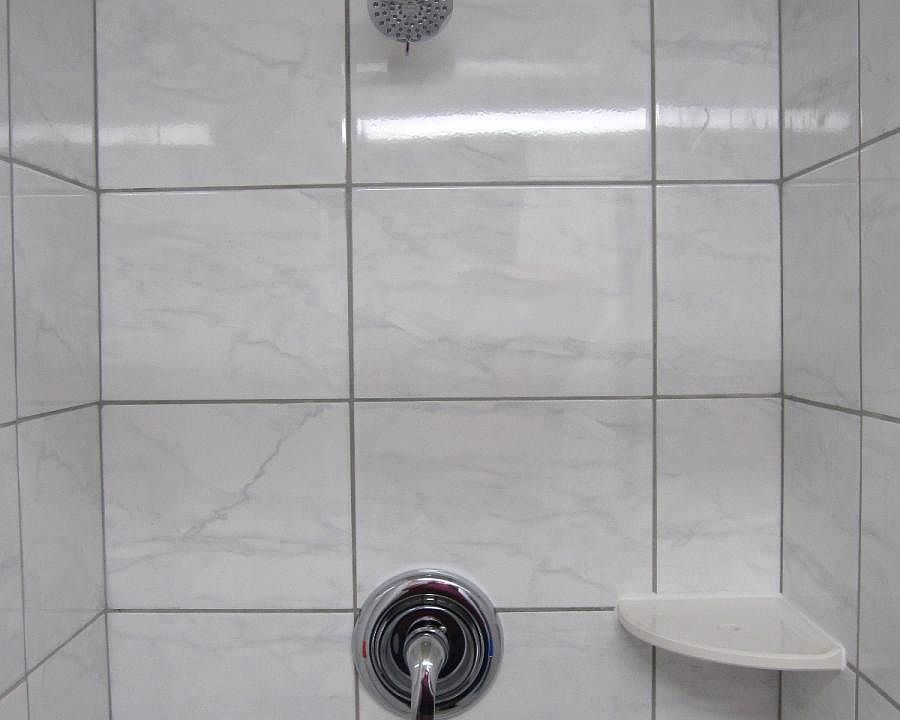 newer ceramic tile shower