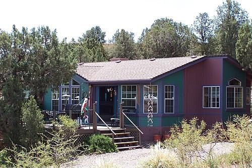 front of house with deck