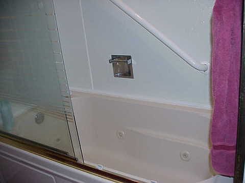 Newer Jetted Tub in Lower Level Bathroom