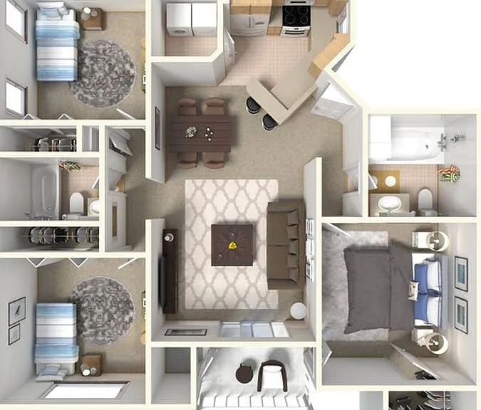 Three Bedroom Two Bath Three Bedroom Two Bath