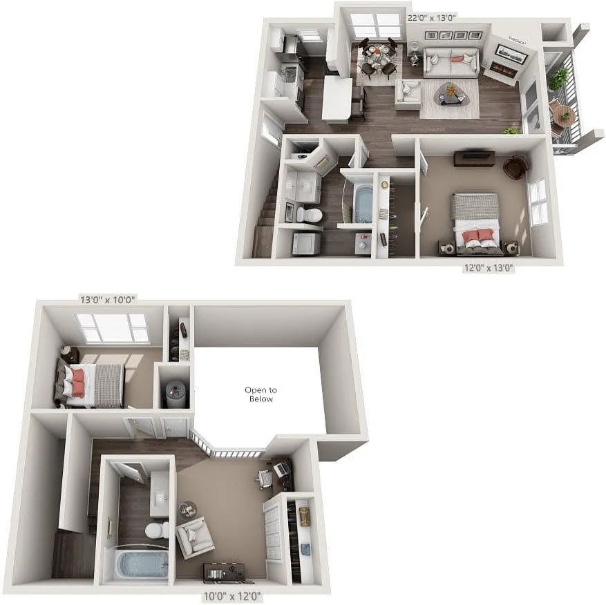 Floor plan ELIZABETH TOWNHOME