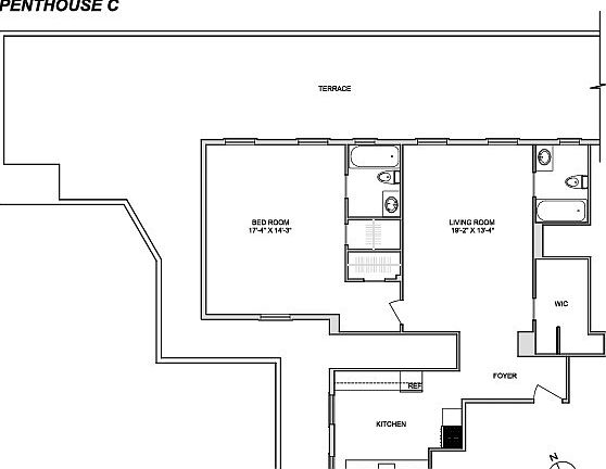 2nd image of 27 W 86th St Penthouse C