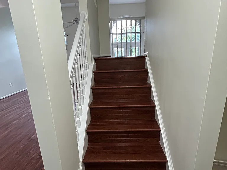 Going up stairs