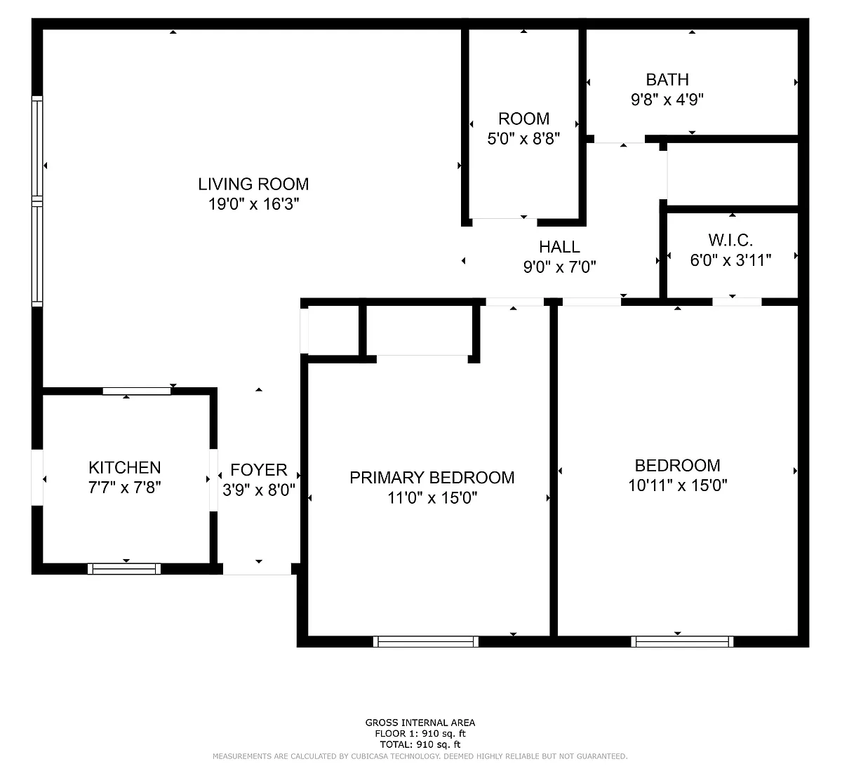 Floor plan The Acorn