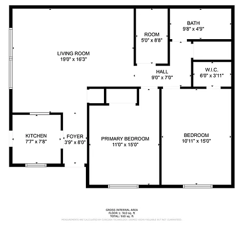Floor plan The Acorn