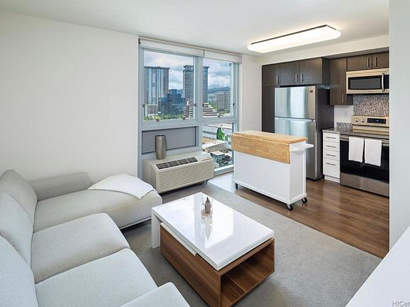 Living room and Kitchen