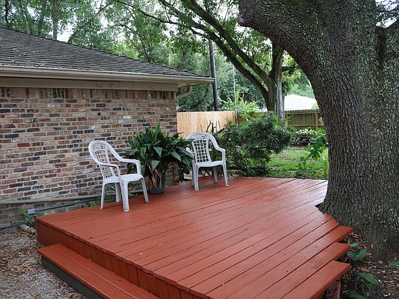 Backyard deck