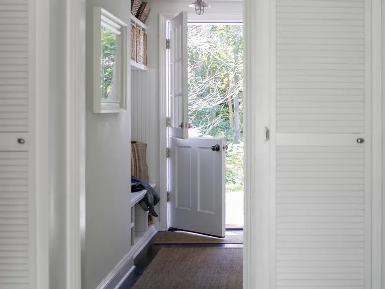 back door - where we always enter. mud room and back staircase