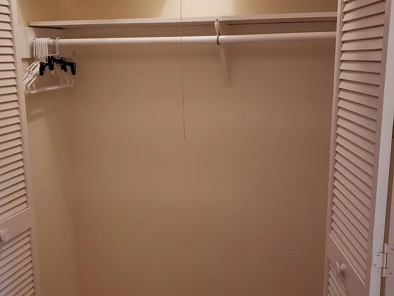 large closets in each bedroom