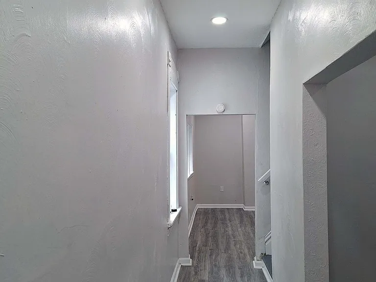 First floor entry door hallway