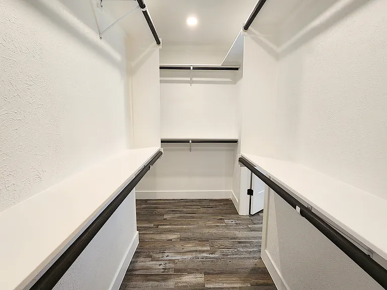 Master walk-in closet