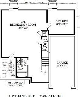 Optional Finished Lower Level