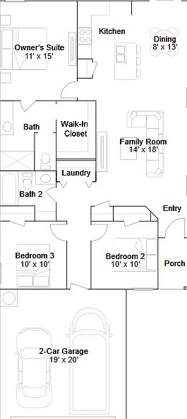 3 bed, 2.0 bath, 1248 sqft, $1,660 — Photo 2