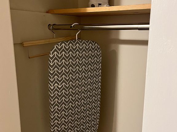 Closet with Iron and Iron board