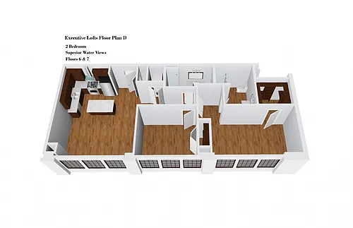 Floor plan Executive Lofts Plan D