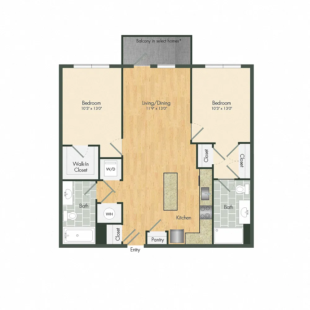 Floor plan B3B