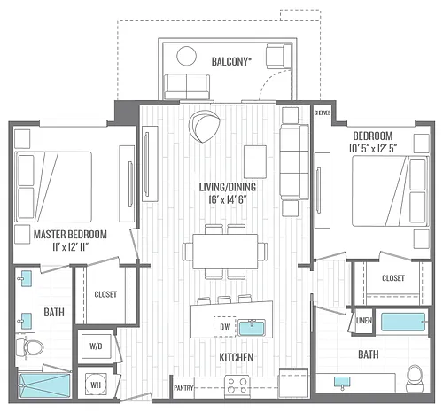 Floor plan B3