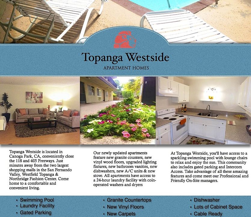 Topanga Apts Topanga Westside, Lp 8700 Topanga Canyon Blvd Canoga