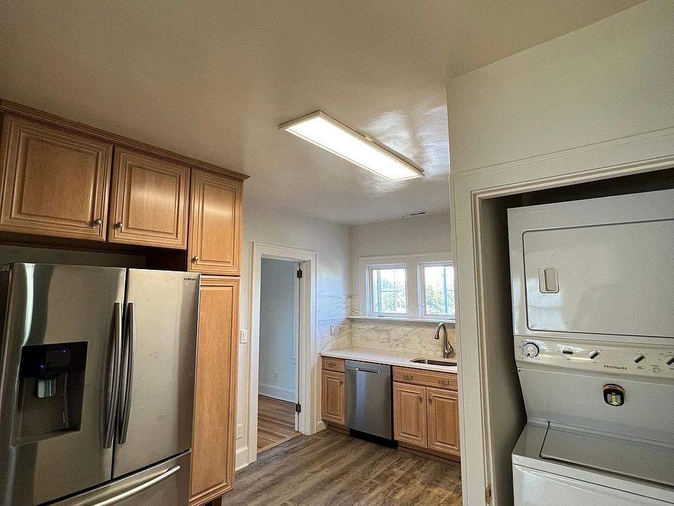 Washer and dryer in the unit.