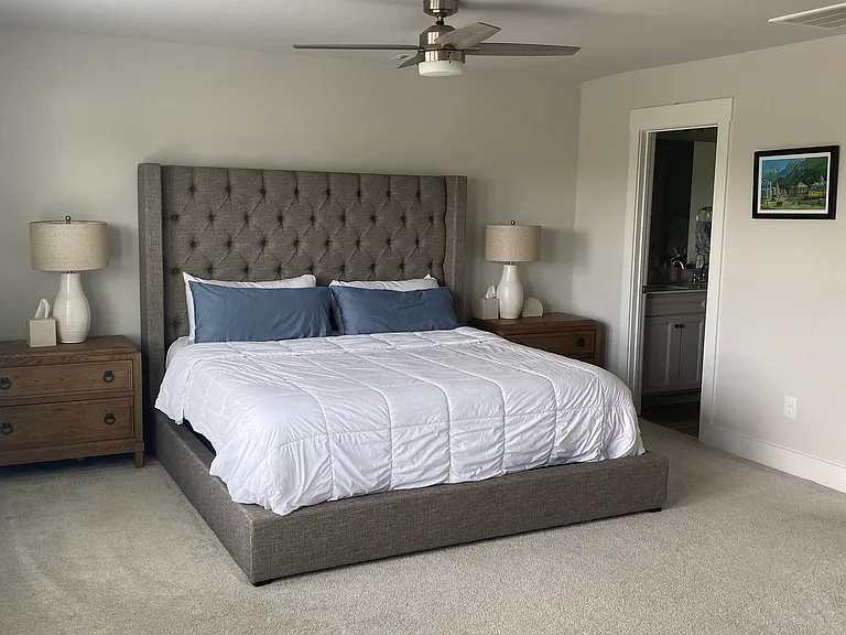 Spacious Primary Bedroom with walk in closet