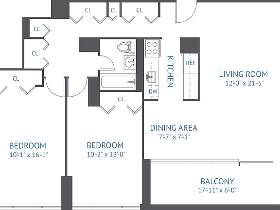 2nd image of 70 W 95th St APT 22J