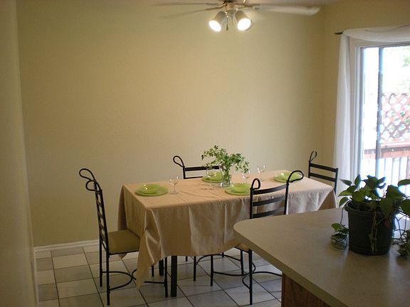 Dining Area opens up to Covered Deck