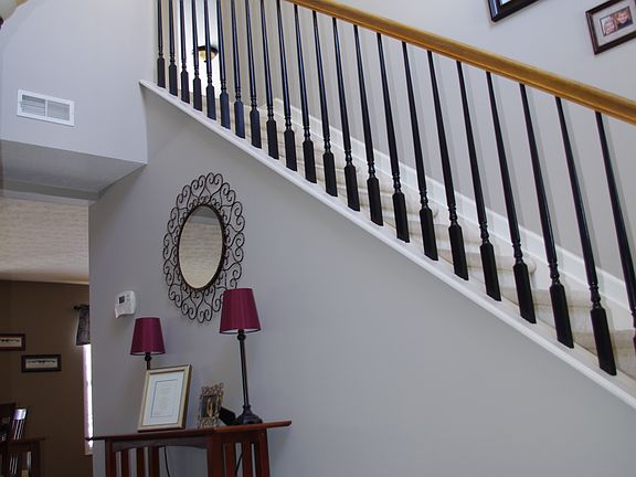 Two story entryway
