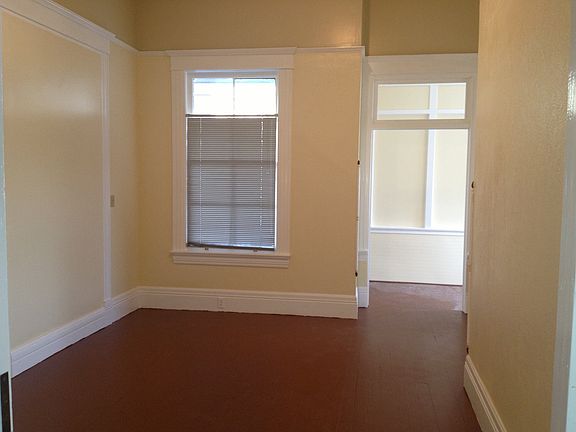 view from livingroom to front of unit