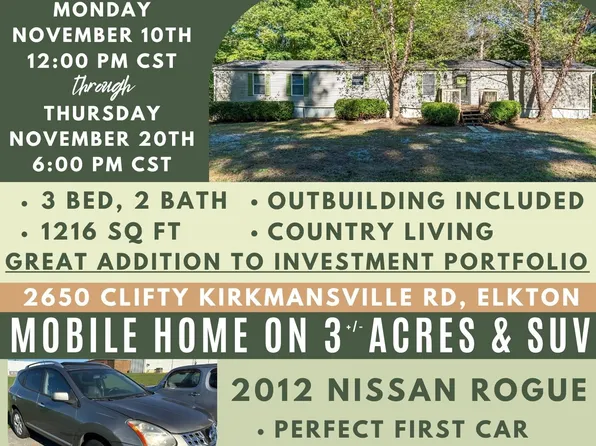 2650 Clifty Kirkmansville Rd, Elkton, KY 42220