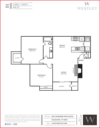 Floor plan B1 Renovated