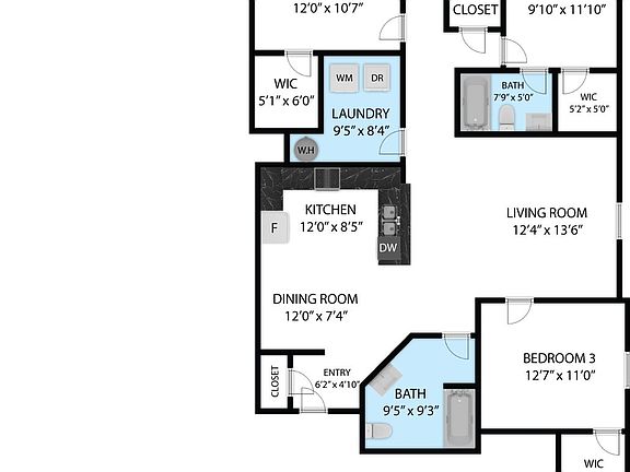3rd image of 312 Tyler Ave #4B-4Ba