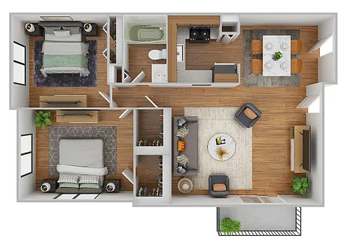Floor plan The Hampton