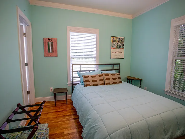 Bedroom 2, prior to redecoration, The Nelson Wells House - Athens Georgia. Comfy downtown living near UGA, 2 hospitals, Med school, & Vet Medicine, University of Georgia