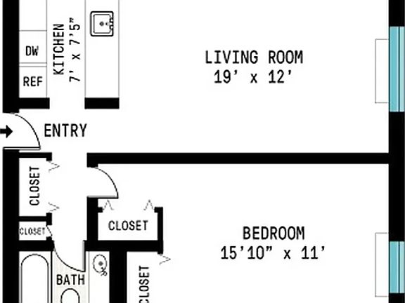 2nd image of 280 Rector Pl APT 8A