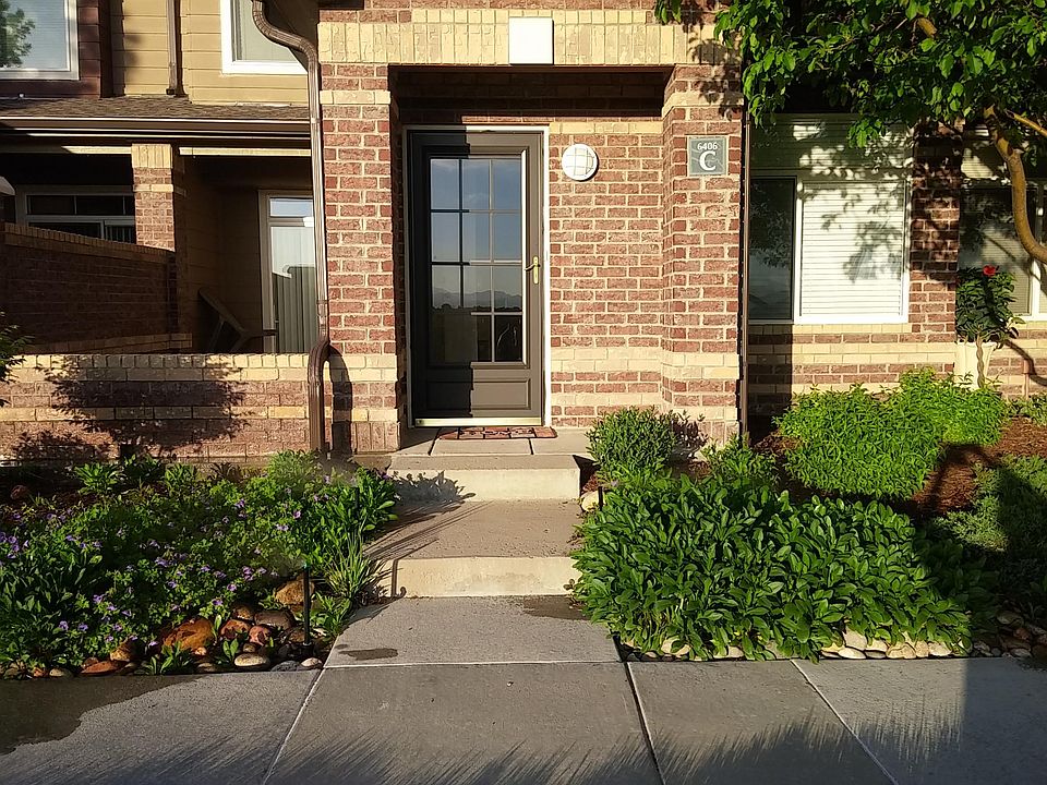 Main entrance faces west.