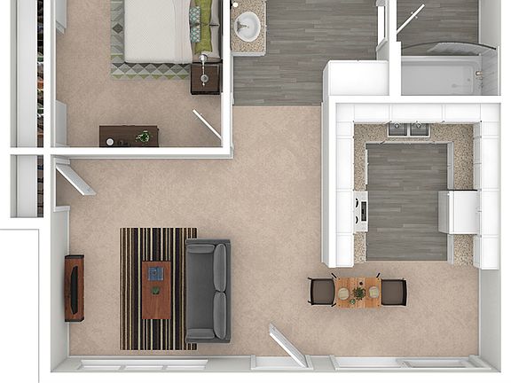 5th image of 9963 Ramona St #1B-1Ba-900Sqft