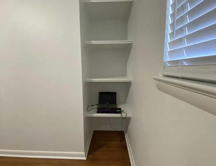 Built in workspace or additional storage in bedroom #2