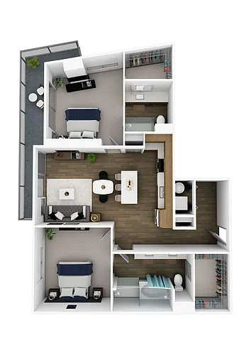 Floor plan B1
