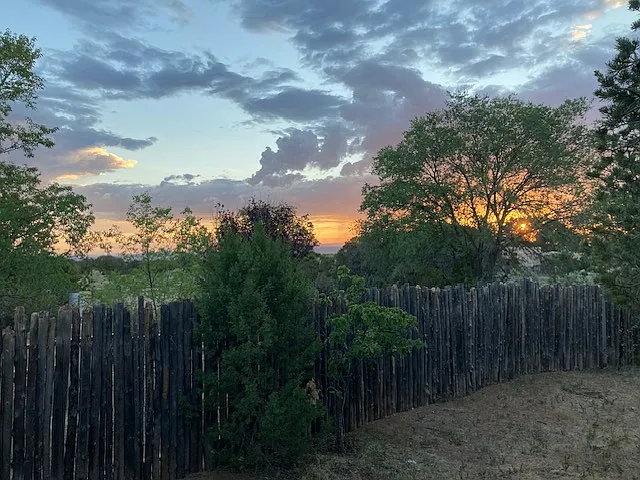 Backyard Sunset view