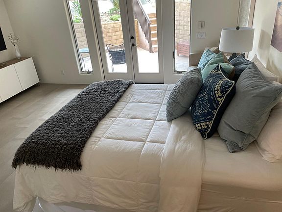 French doors to private patio