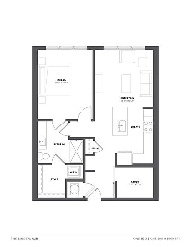 Floor plan A2B