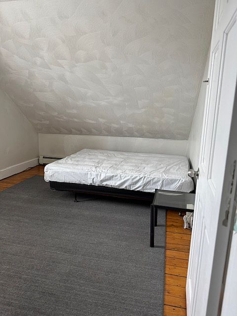 1st bedroom 
Brand new boxspring and mattress