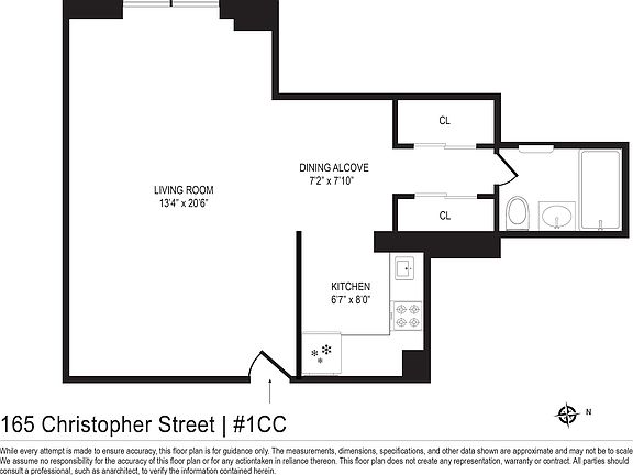 2nd image of 165 Christopher St APT 1CC
