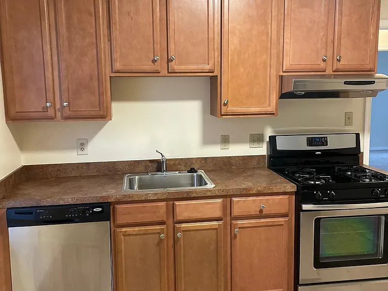 New cabinets and appliances