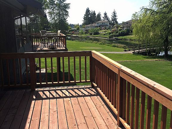 Golf course view from master