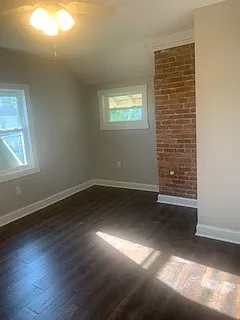 Bedroom with ceiling fans